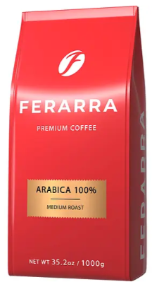 Кава у зернах Ferarra Arabica 100% 1 кг